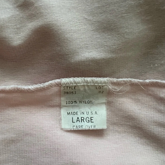 Christian Dior Nightgown Vintage Pink Lace sz L Sleepwear Loungewear Sleep Dress - Picture 2 of 6